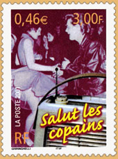 Le sicle au fil du timbre - la communication - La radio - Salut les copains