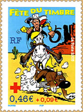 Fte du timbre 2003 - Lucky Luke et Rantanplan