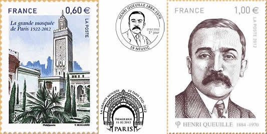 La grande mosquée de Paris et l'homme politique Henri Queuille. La grande mosquée de Paris et l'homme politique Henri Queuille.