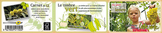 04 avril 2012 avec un carnet de 12 fruits pour une lettre verte.