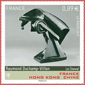 Pierre Maurice Raymond Duchamp, dit Raymond Duchamp-Villon, naît le 5 novembre 1876 à Damville dans l'Eure. Figure emblématique de son oeuvre, cette sculpture créée en 1914, se rapproche à la fois du cubisme et du futurisme. Pierre Maurice Raymond Duchamp, dit Raymond Duchamp-Villon, naît le 5 novembre 1876 à Damville dans l'Eure. Figure emblématique de son oeuvre, cette sculpture créée en 1914, se rapproche à la fois du cubisme et du futurisme.