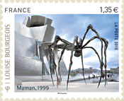 Emissions 21 juin 2010 Louise Bourgeois, Maman 1999, valeur faciale: 1.35€